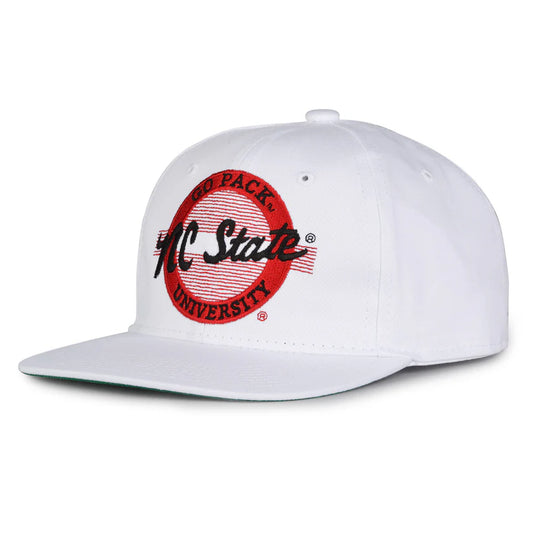 NC State Wolfpack Retro Circle Snapback Hat