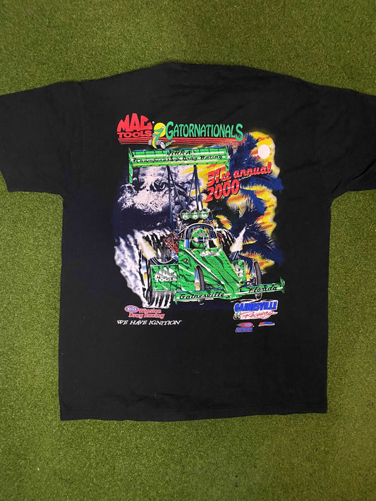 1999 NHRA Auto Club Finals - Pomona, CA - Vintage NASCAR Tee Shirt (Large) - Gametime Vintage
