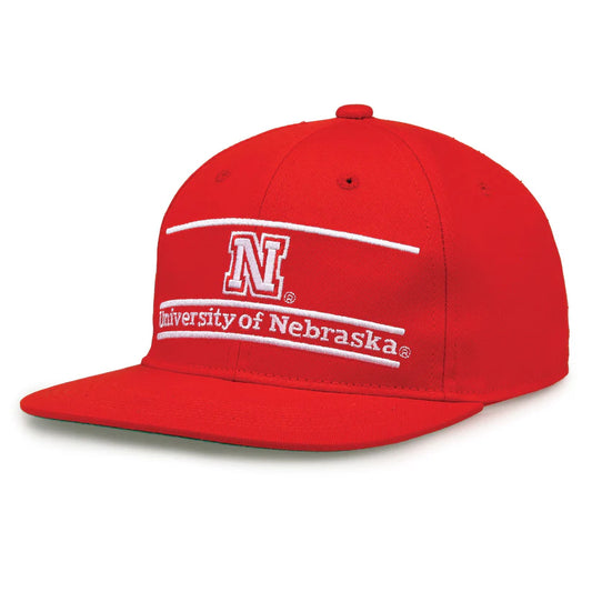 Nebraska Cornhuskers Retro Bar Snapback Hat
