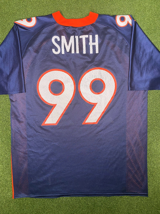 1998 Denver Broncos - Neil Smith #99 - Vintage NFL Jersey (Large)
