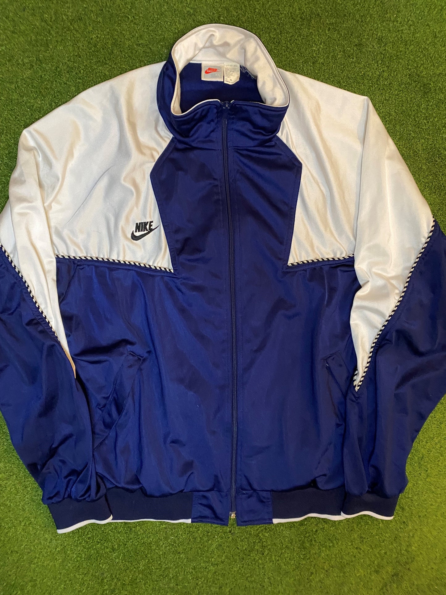 1987-1994 Nike - Vintage Nike Zip Jacket (XL) - Gametime Vintage