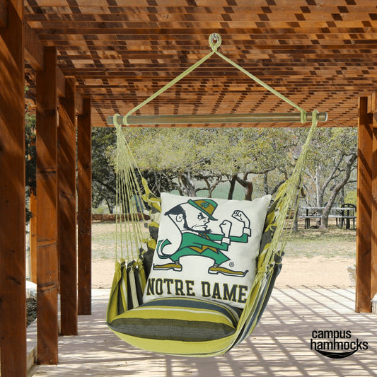 Notre Dame Fighting Irish Mascot Hammock Chair Swing