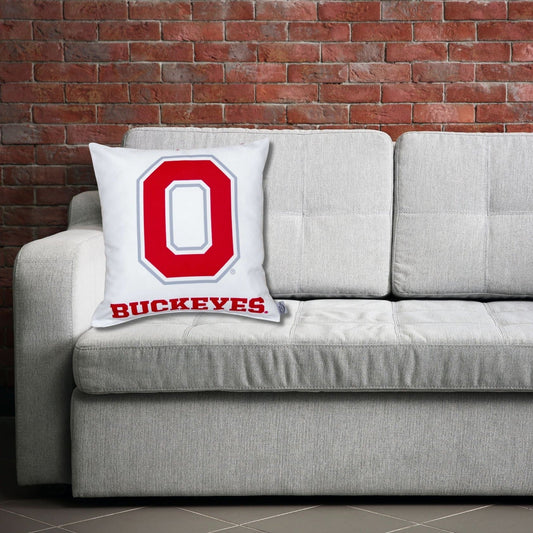 Ohio State Buckeyes Block O Logo Pillow Cover