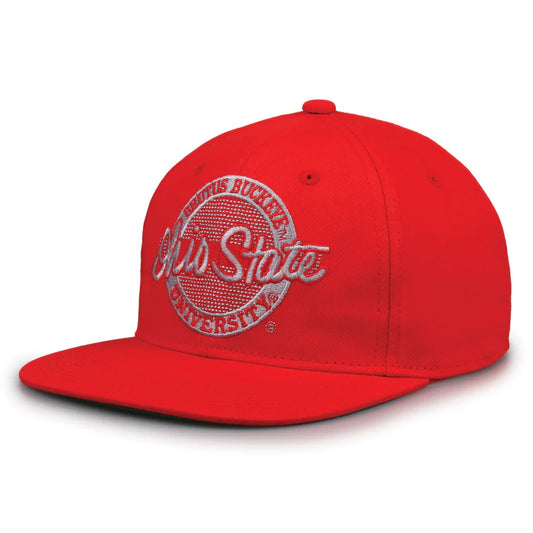 Ohio State Buckeyes Retro Circle Snapback Hat