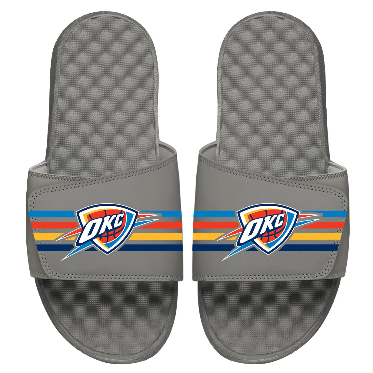 Oklahoma City Thunder Stripes Slides
