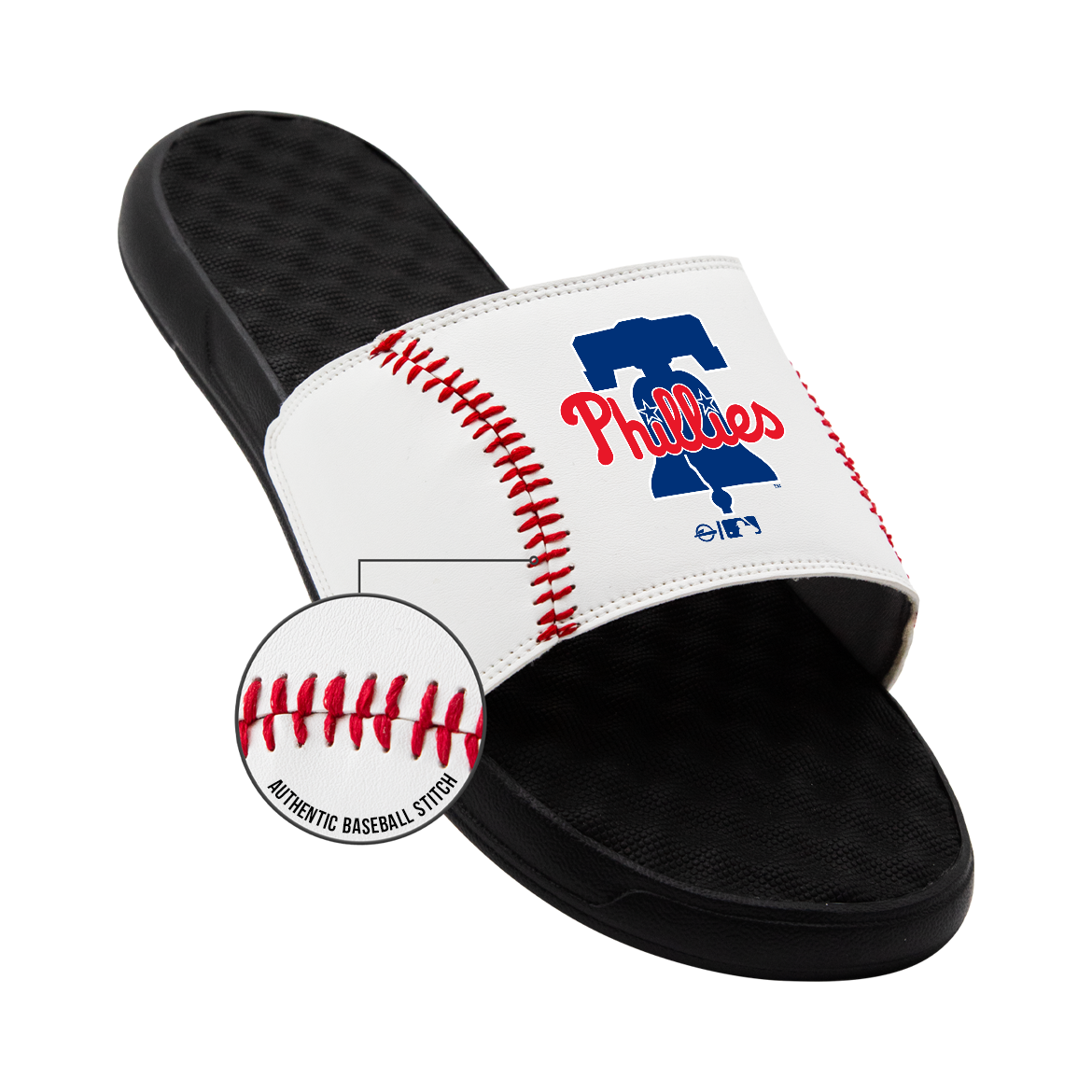 Philadelphia Phillies Baseball Stitch Slide Sandals