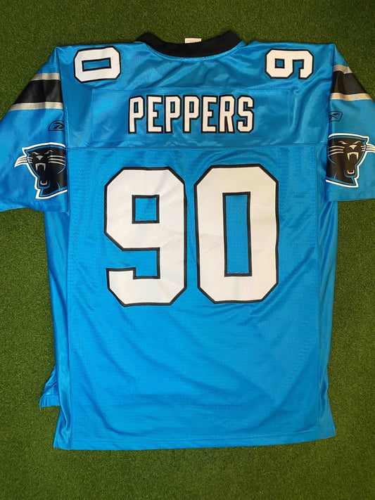 00s Carolina Panthers - Julius Peppers #90 - Reebok - Vintage NFL Jersey (XL) - Gametime Vintage