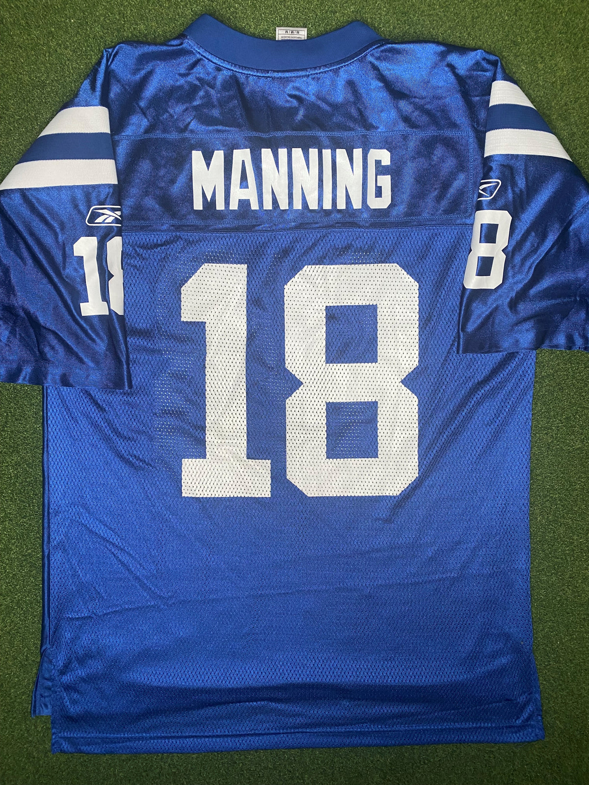 2002-2011 印第安纳波利斯小马队 - 佩顿·曼宁 #18 - 复古NFL球衣 (中码)