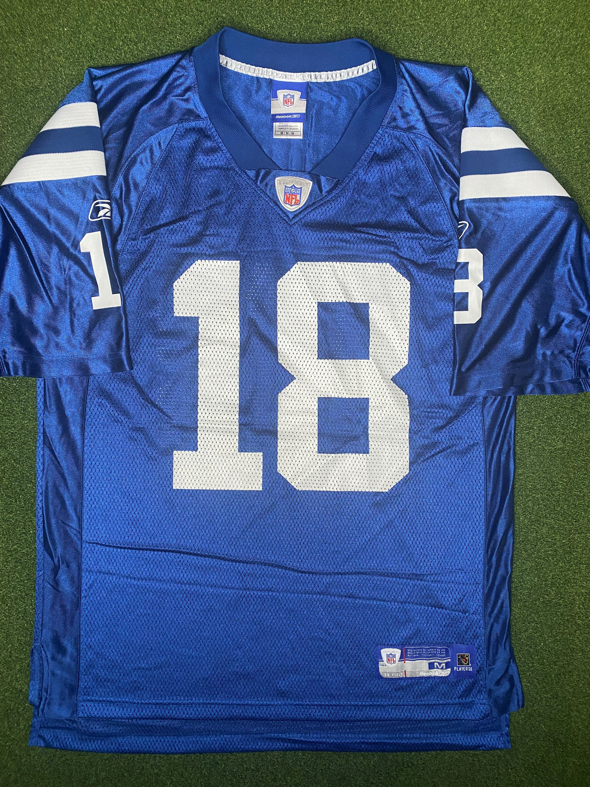 2002-2011 印第安纳波利斯小马队 - 佩顿·曼宁 #18 - 复古NFL球衣 (中码)