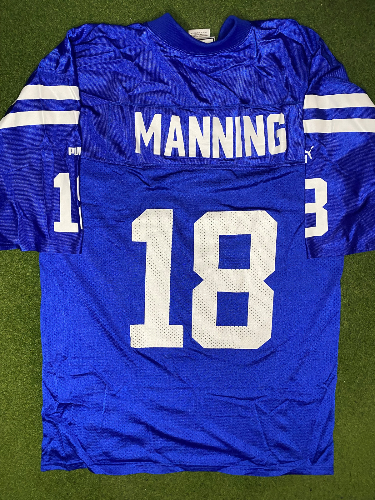 1998-2001 Indianapolis Colts - Peyton Manning #18 - Puma - Vintage NFL Jersey (XL) - Gametime Vintage