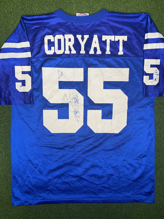 1992-1998 Indianapolis Colts - Quentin Coryatt #55 - Vintage NFL Jersey (Medium)