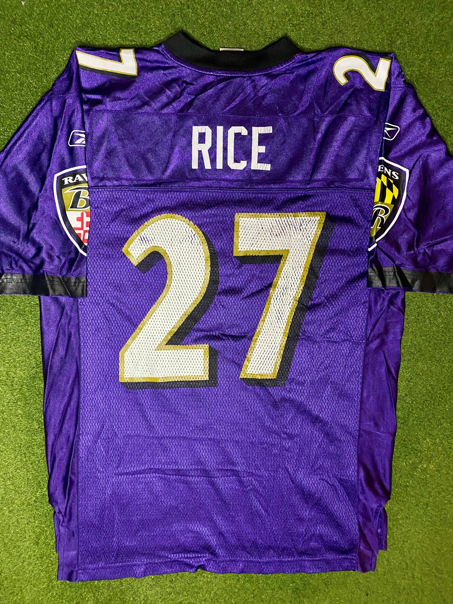 2008-2012 巴尔的摩乌鸦队 - 雷·莱斯 #27 - NFL复古球衣 (中码)