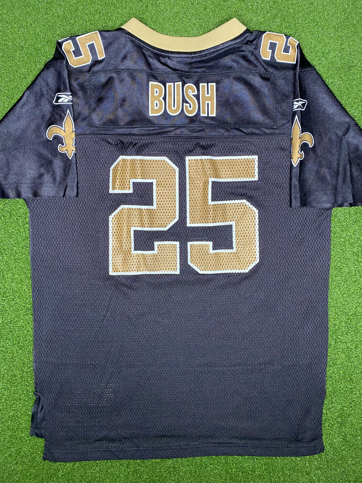 2006-2010 New Orleans Saints - Reggie Bush #25 - Jersey vintage de la NFL (Juvenil XL)