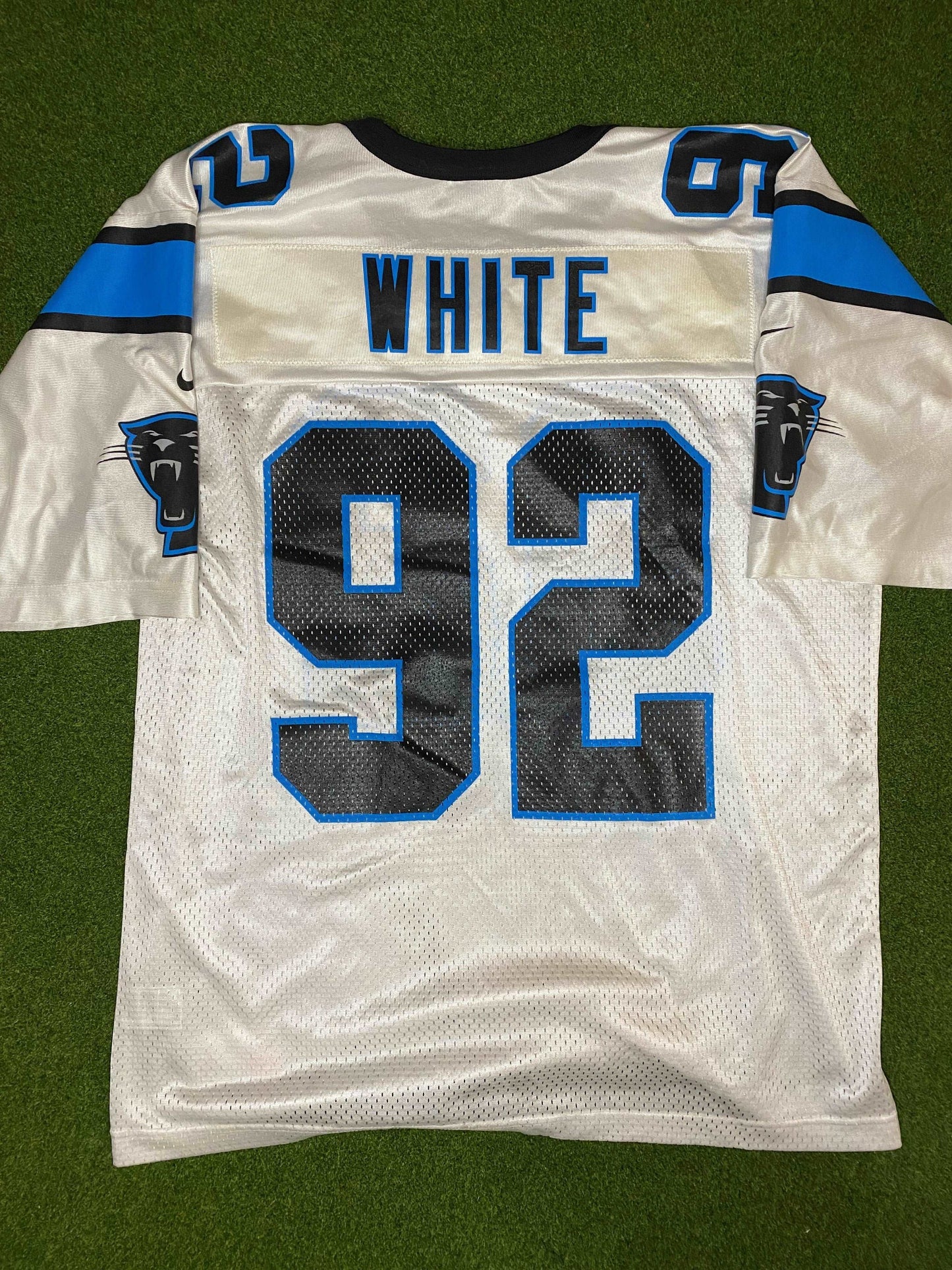 90s Carolina Panthers - Reggie White #92 - Nike - Vintage NFL Jersey (Large) - Gametime Vintage