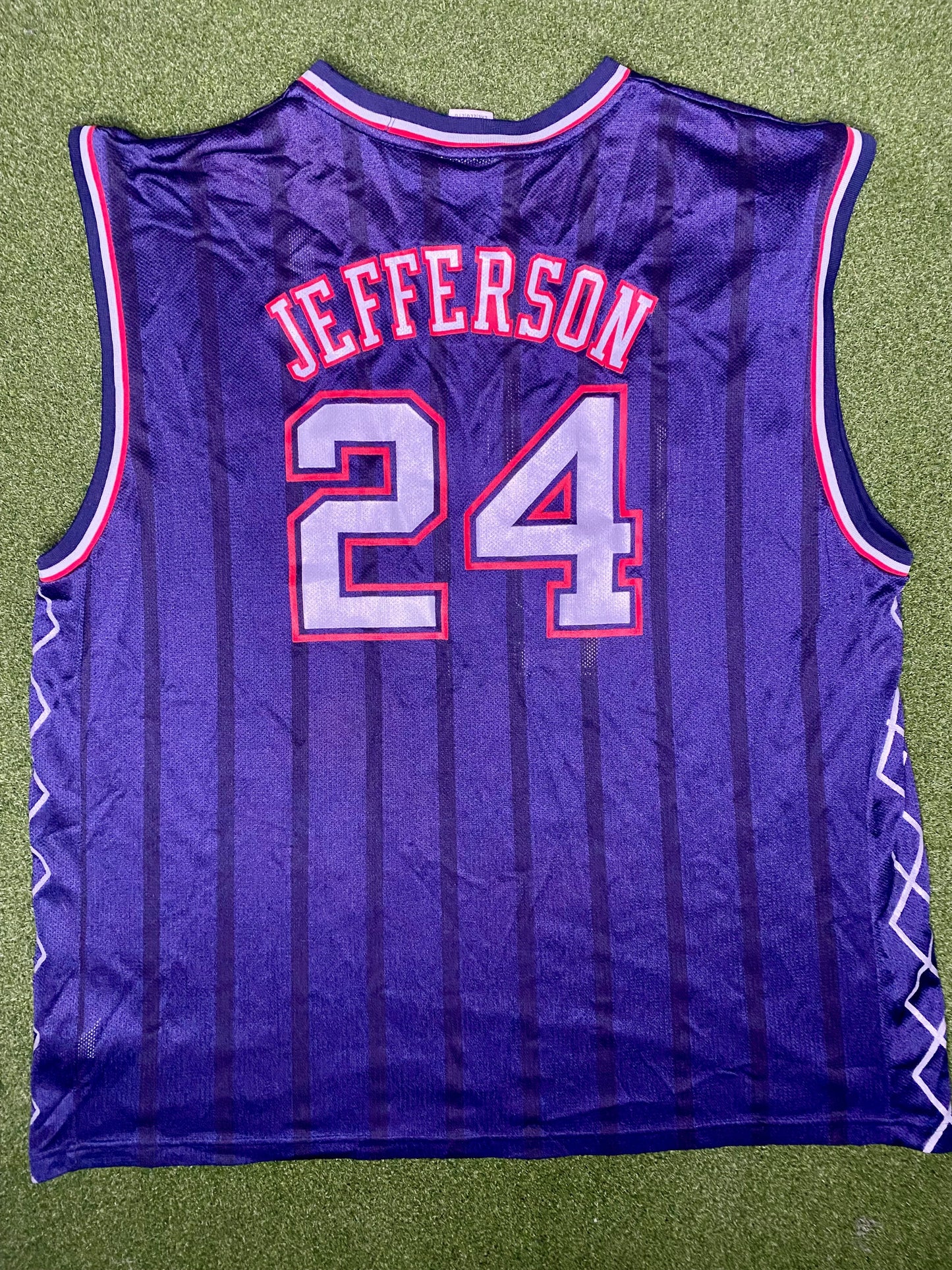 2004-2008 新泽西篮网队 - 理查德·杰弗森 #24 - 复古 NBA 球衣 (2XL)