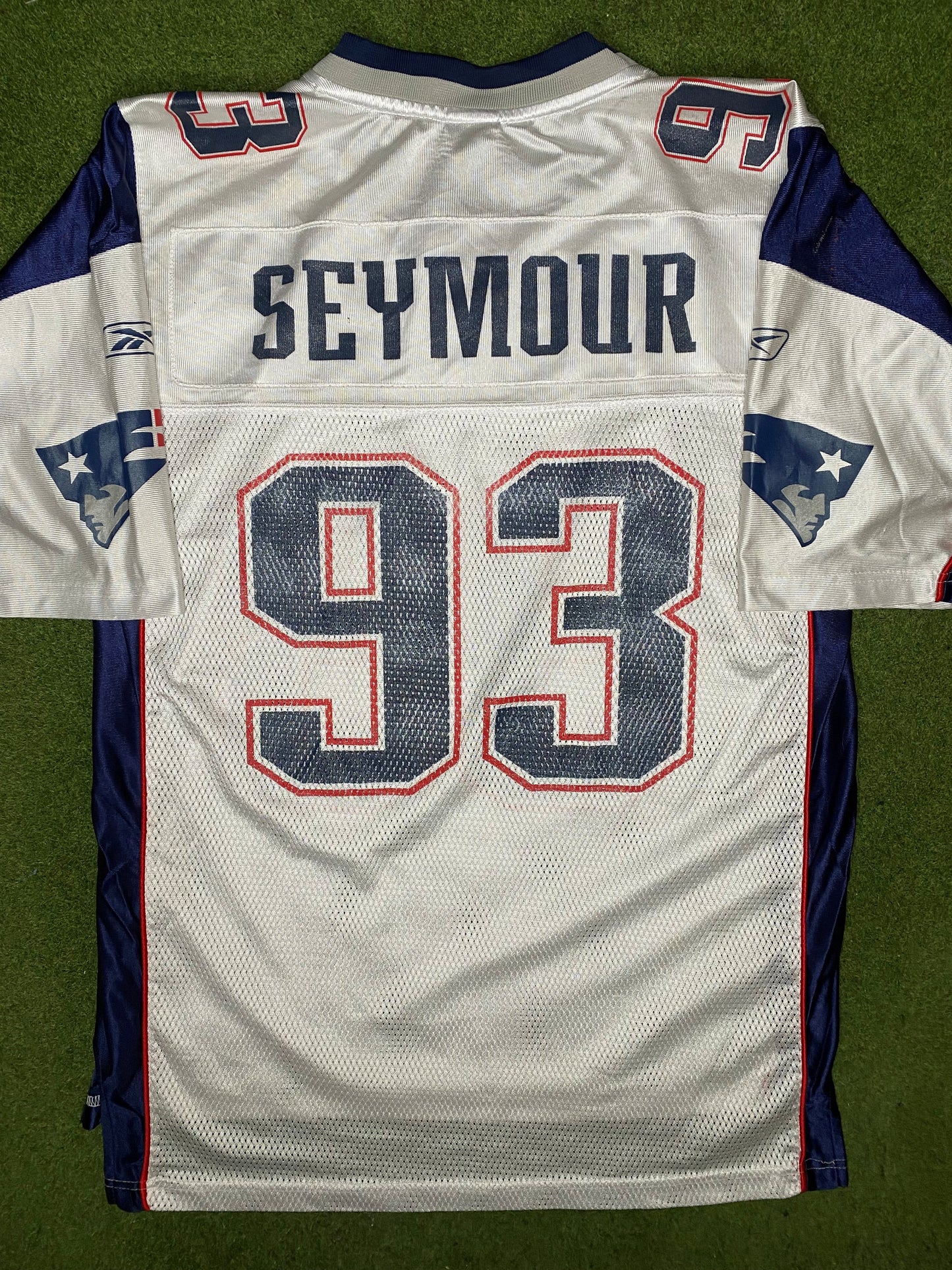 2002-2008 New England Patriots - Richard Seymour #93 - Vintage NFL Jersey (Medium)