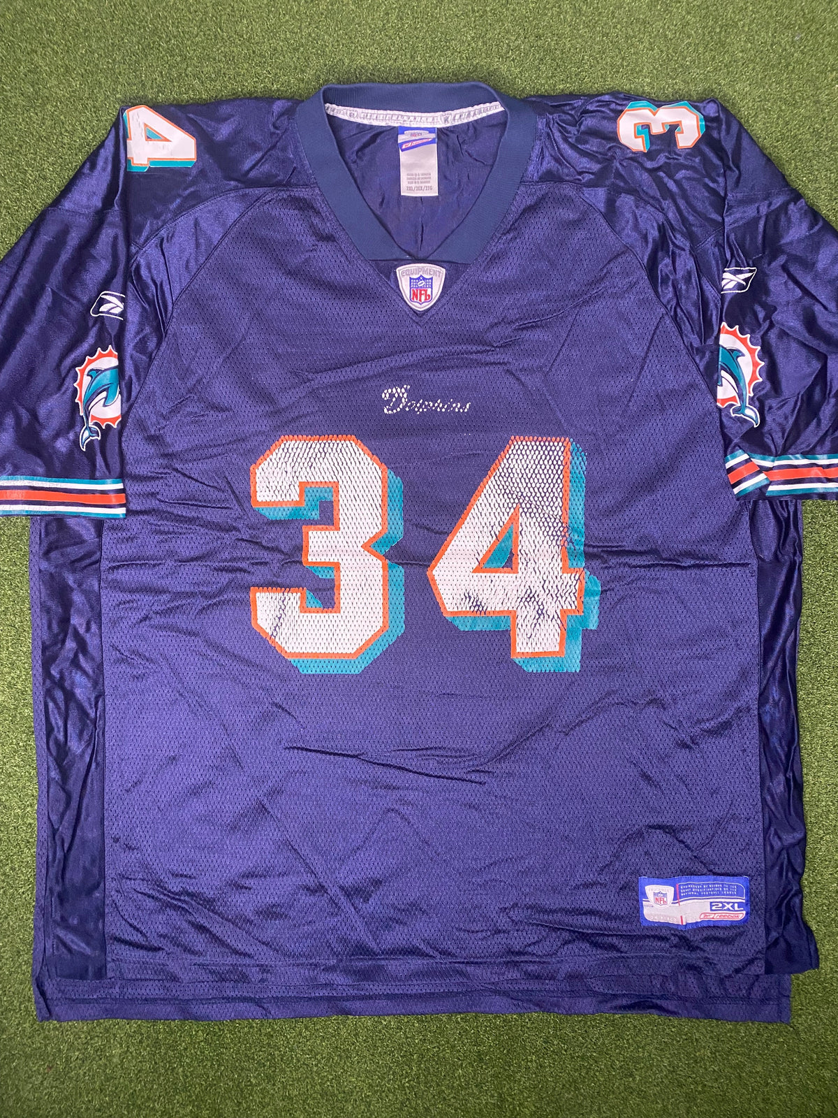 2002-2010 Miami Dolphins - Ricky Williams #34 - Vintage NFL Jersey (2XL)