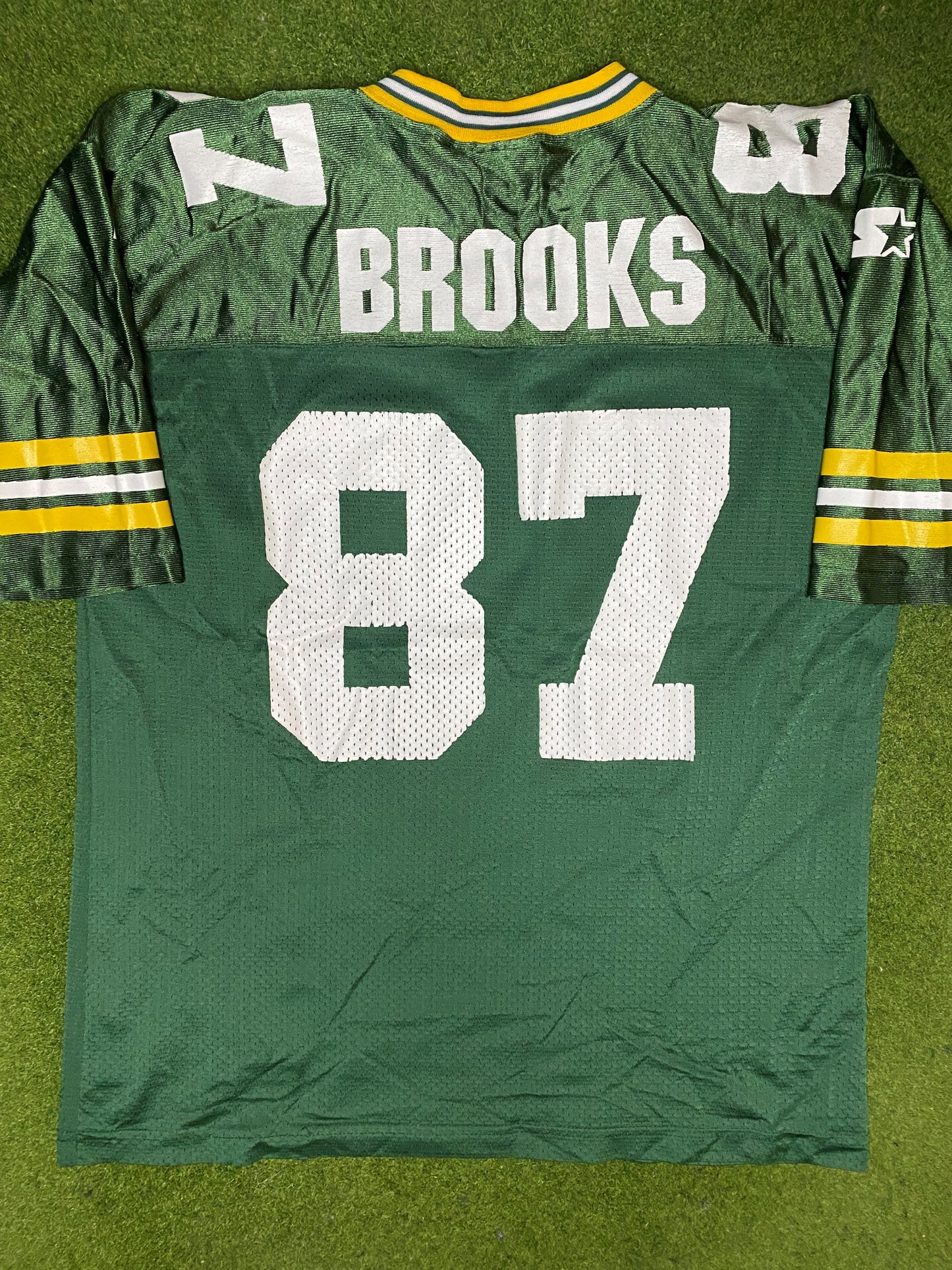 1992-1998 Green Bay Packers - Robert Brooks #87 - Champion - Vintage NFL Jersey (Youth XL) - Gametime Vintage