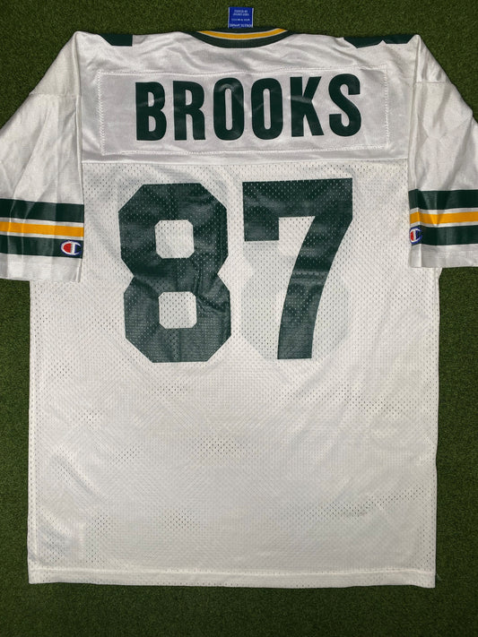 1992-1998 Green Bay Packers - Robert Brooks #87 - Vintage NFL Jersey (44)