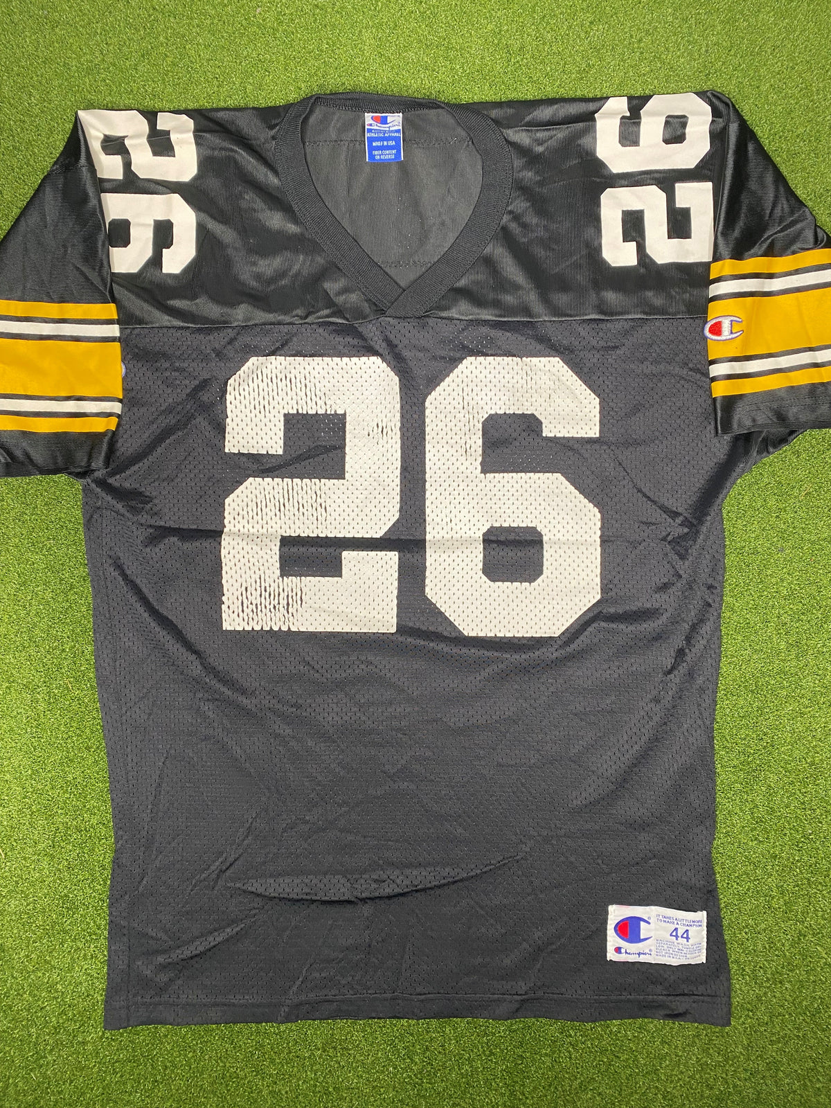 1988-1996匹兹堡钢人队 - 罗德·伍德森 #26 - 复古NFL球衣 (44)
