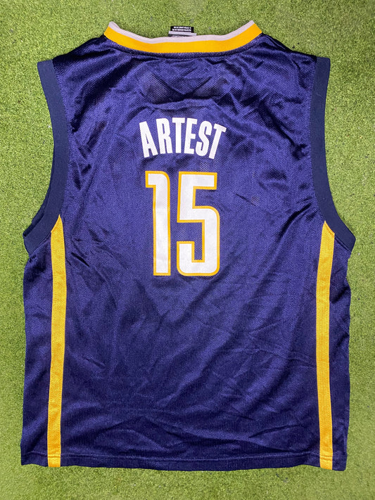 2001-2005 Indiana Pacers - Ron Artest #15 - Reebok - Vintage NBA Jersey (Youth XL) - Gametime Vintage
