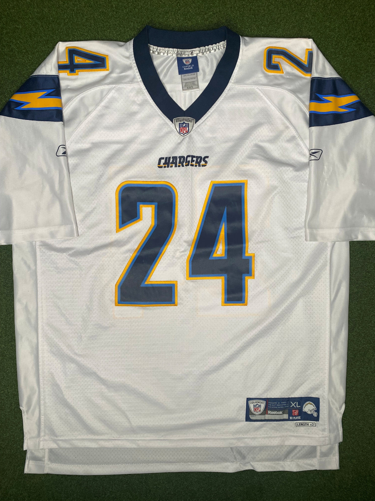 2010-2013 圣迭戈闪电队 - 瑞恩·马修斯 #24 - 场上刺绣款 - 复古NFL球衣 (XL)