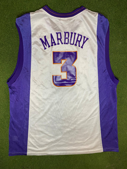 2001-2004 Phoenix Suns - Stephon Marbury #3 - Vintage NBA Jersey (XL) - Gametime Vintage