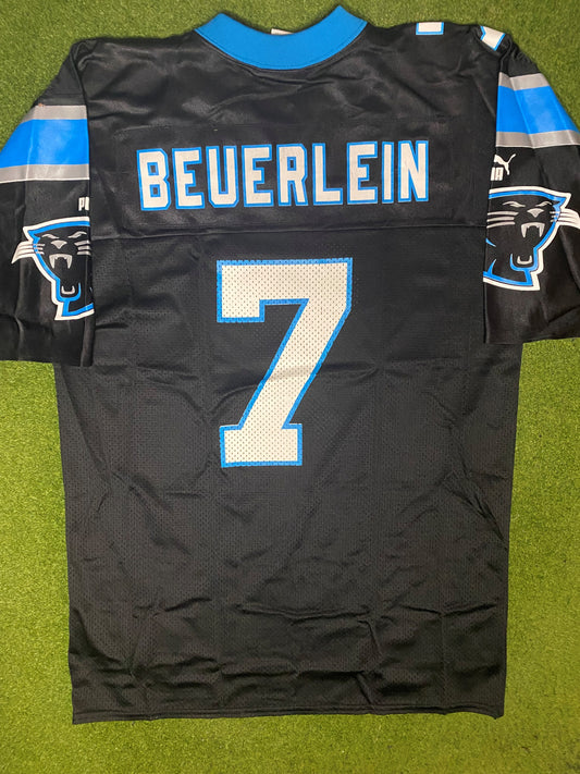 1996-2000 Carolina Panthers - Steve Beuerlein #7 - Vintage NFL Jersey (Medium) - Gametime Vintage