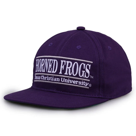 TCU Horned Frogs Retro Bar Snapback Hat