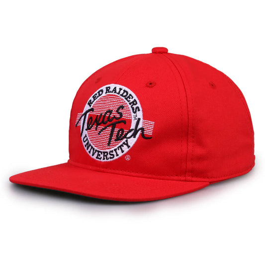 Texas Tech Red Raiders Retro Circle Snapback Hat