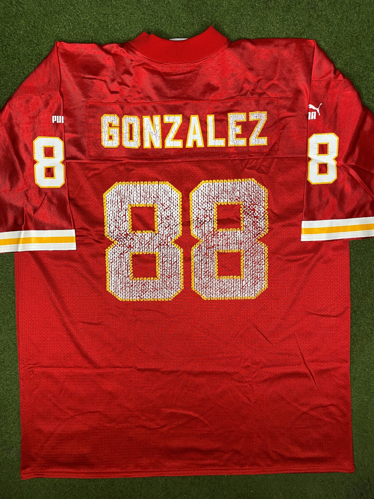 1997-2001 堪萨斯城酋长队 - 托尼·冈萨雷斯 #88 - 复古NFL球衣 (XL)