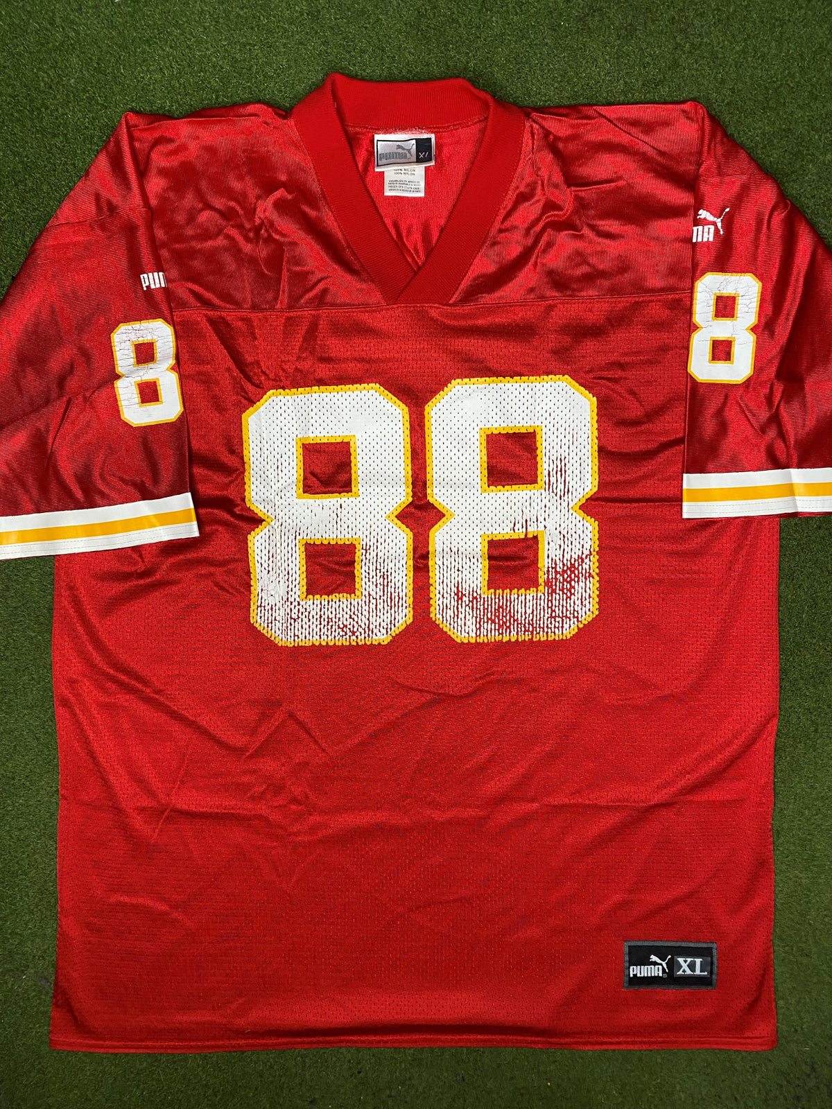 1997-2001 堪萨斯城酋长队 - 托尼·冈萨雷斯 #88 - 复古NFL球衣 (XL)