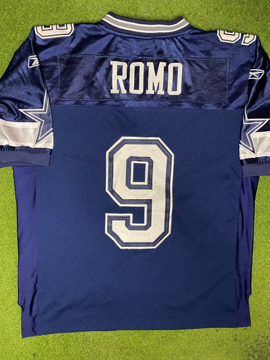 00s Dallas Cowboys - Tony Romo #9 - On Field Stitched - Vintage NFL Jersey (48) - Gametime Vintage