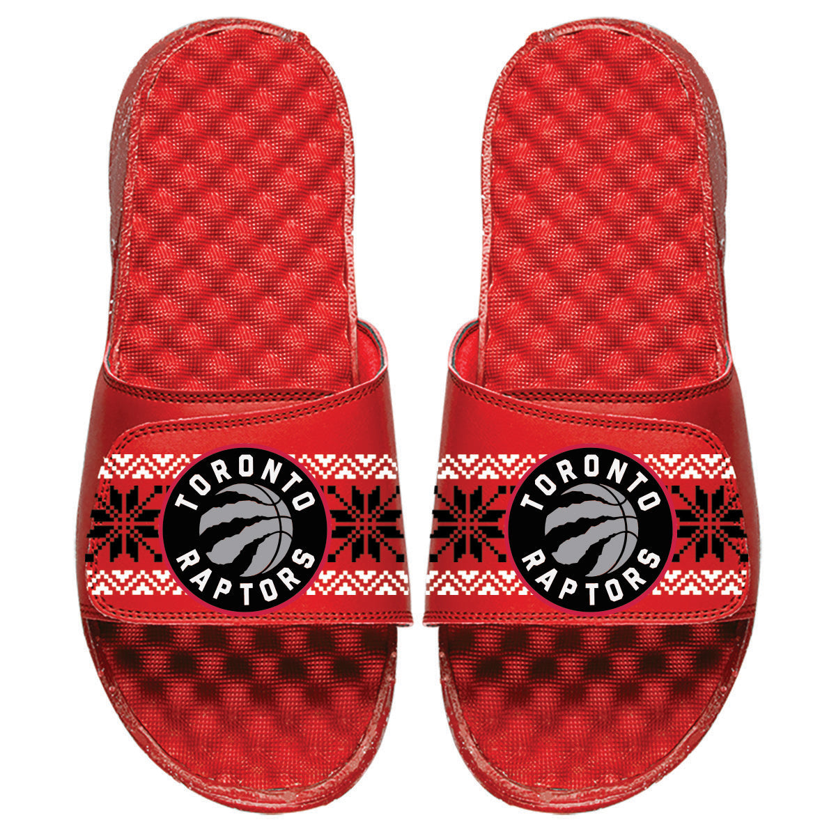 Toronto Raptors Ugly Sweater Slides