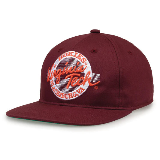 Virginia Tech Hokies Retro Circle Snapback Hat