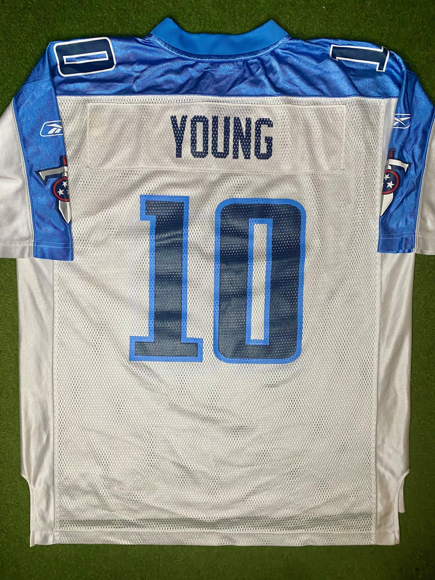 2006-2010 田纳西泰坦队 - 文斯·扬 #10 - 复古NFL球衣 (XL)