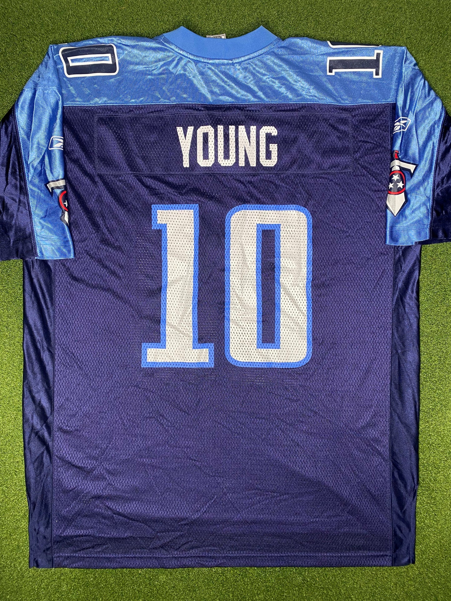 2006-2010 田纳西泰坦队 - 文斯·扬 #10 - 复古NFL球衣 (XL)