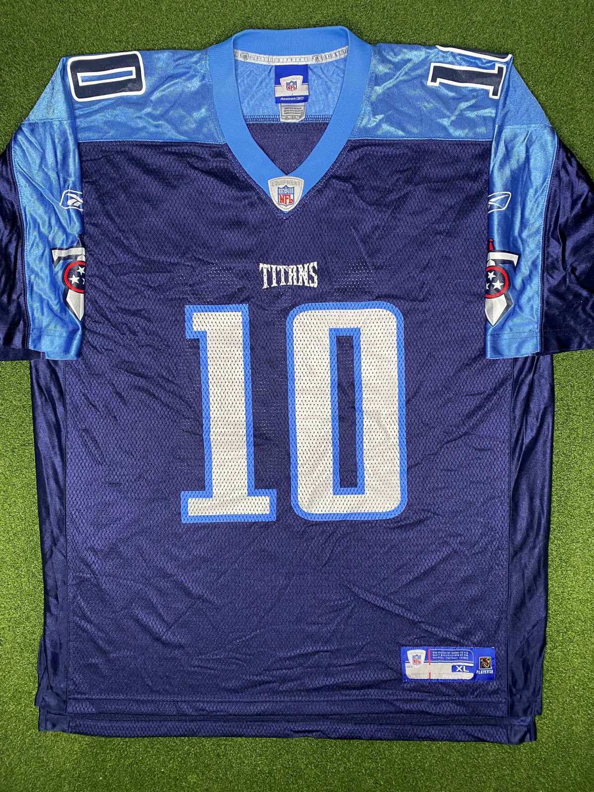 2006-2010 田纳西泰坦队 - 文斯·扬 #10 - 复古NFL球衣 (XL)