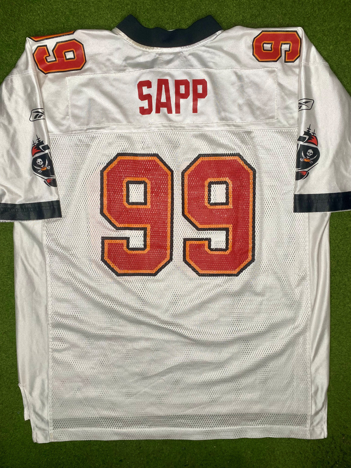 2002-2003 坦帕湾海盗队 - 沃伦·萨普 #99 - 复古款NFL球衣 (XL)