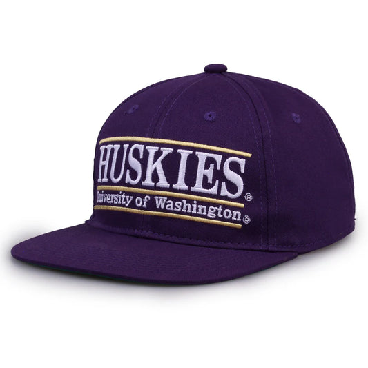 Washington Huskies Retro Bar Snapback Hat