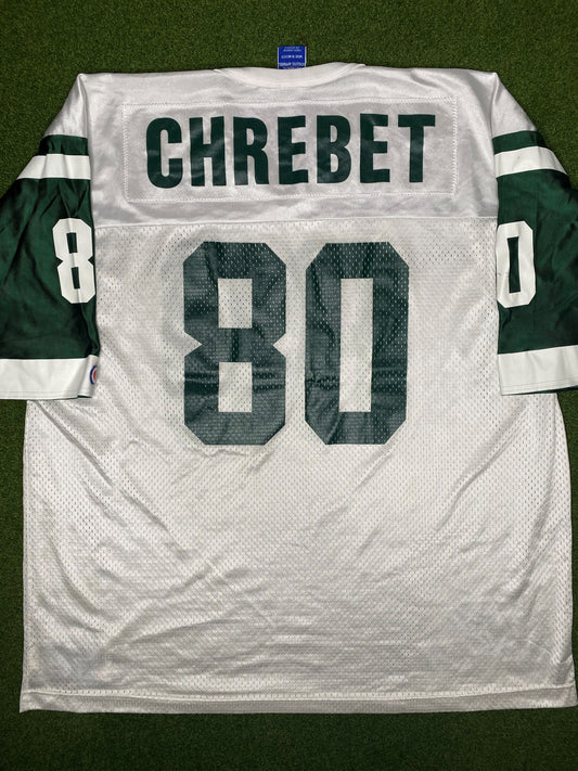 1995-2001 New York Jets - Wayne Chrebet #80 - Vintage NFL Jersey (52)