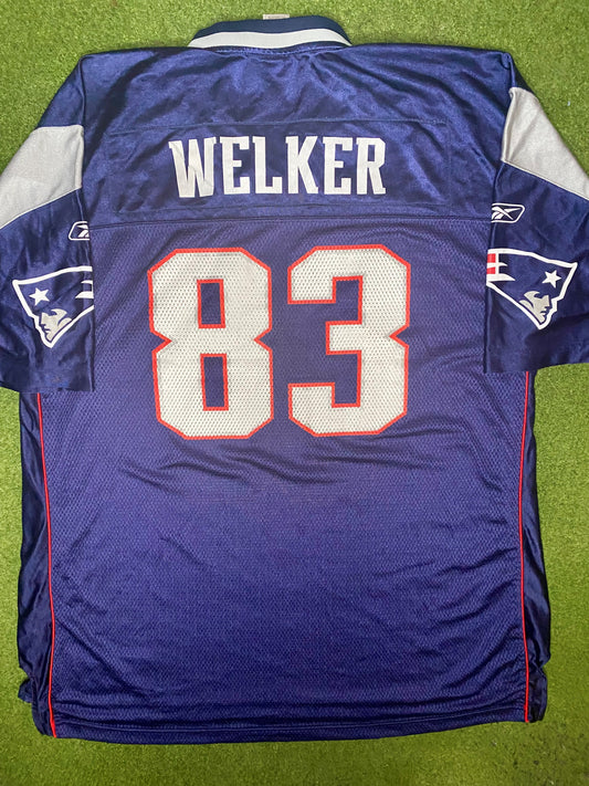 2007-2012 New England Patriots - Wes Welker #83 - Vintage NFL Jersey (2XL)