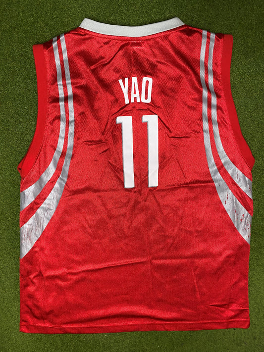 2002-2009 Houston Rockets - Yao Ming #11 - Vintage NBA Jersey (Youth XL) - Gametime Vintage