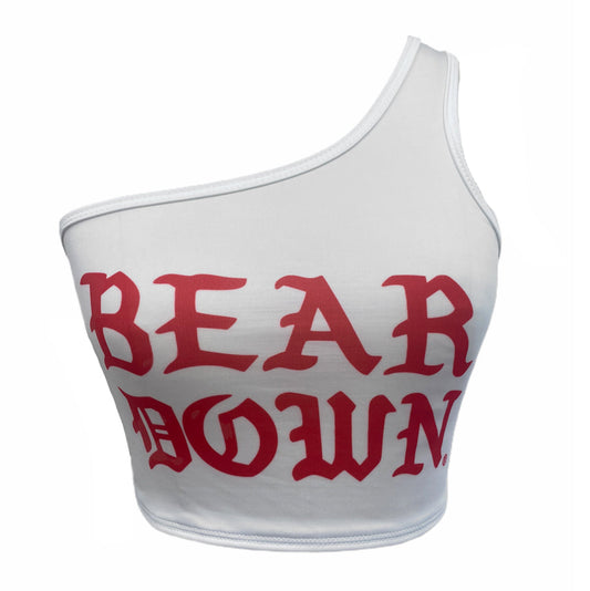 University of Arizona Bear Down One Shoulder Top