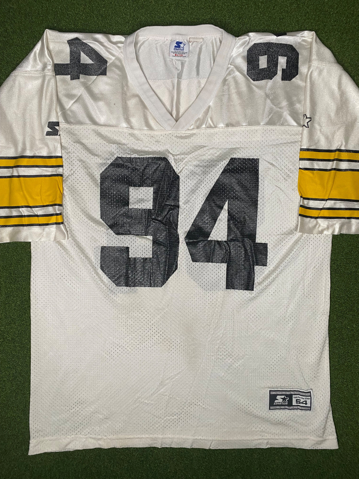 1993-1996 匹兹堡钢人队 - 查德·布朗 #94 - 复古 NFL 球衣 (2XL)