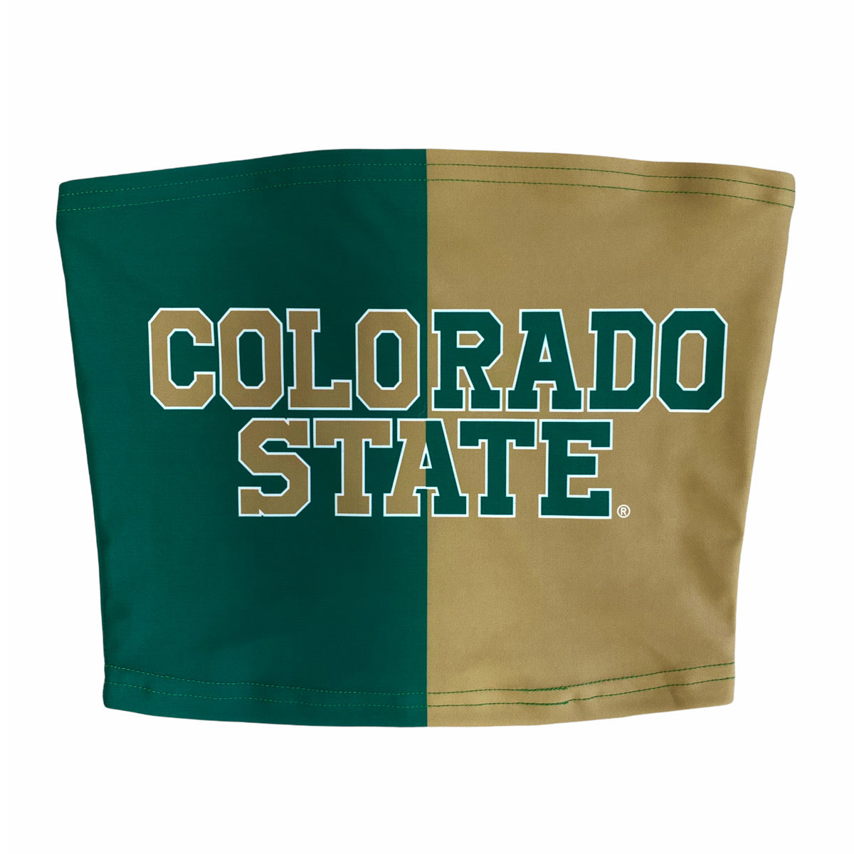Colorado State Two Tone Tube Top