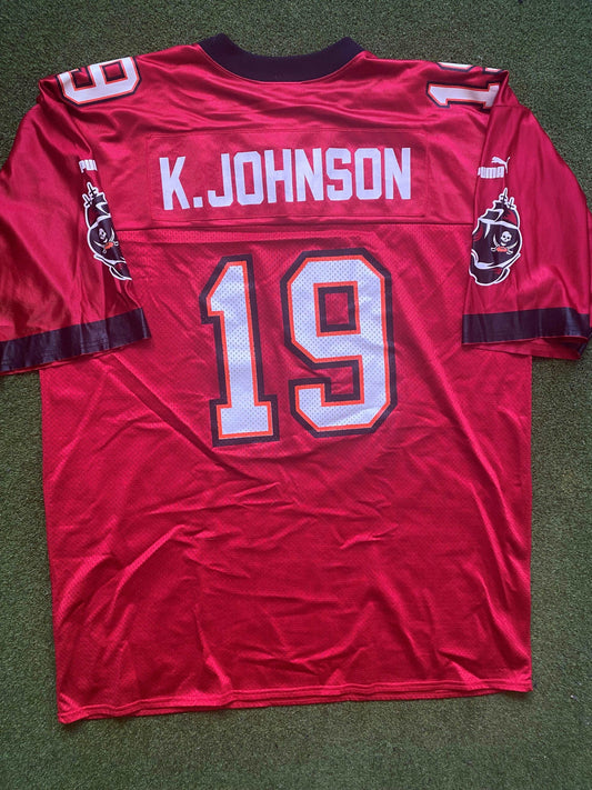 2000 Tampa Bay Buccaneers - Keyshawn Johnson #19 - Puma - Vintage NFL Jersey (XL) - Gametime Vintage