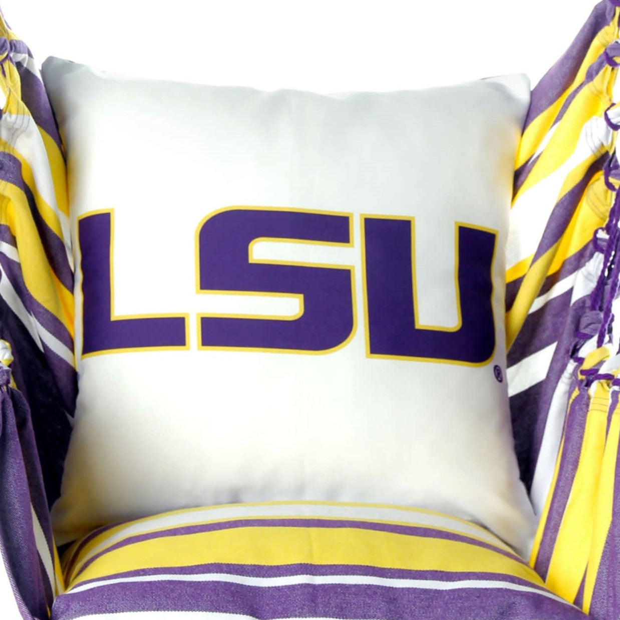 LSU Tigers Logo Throw Pillow Cover