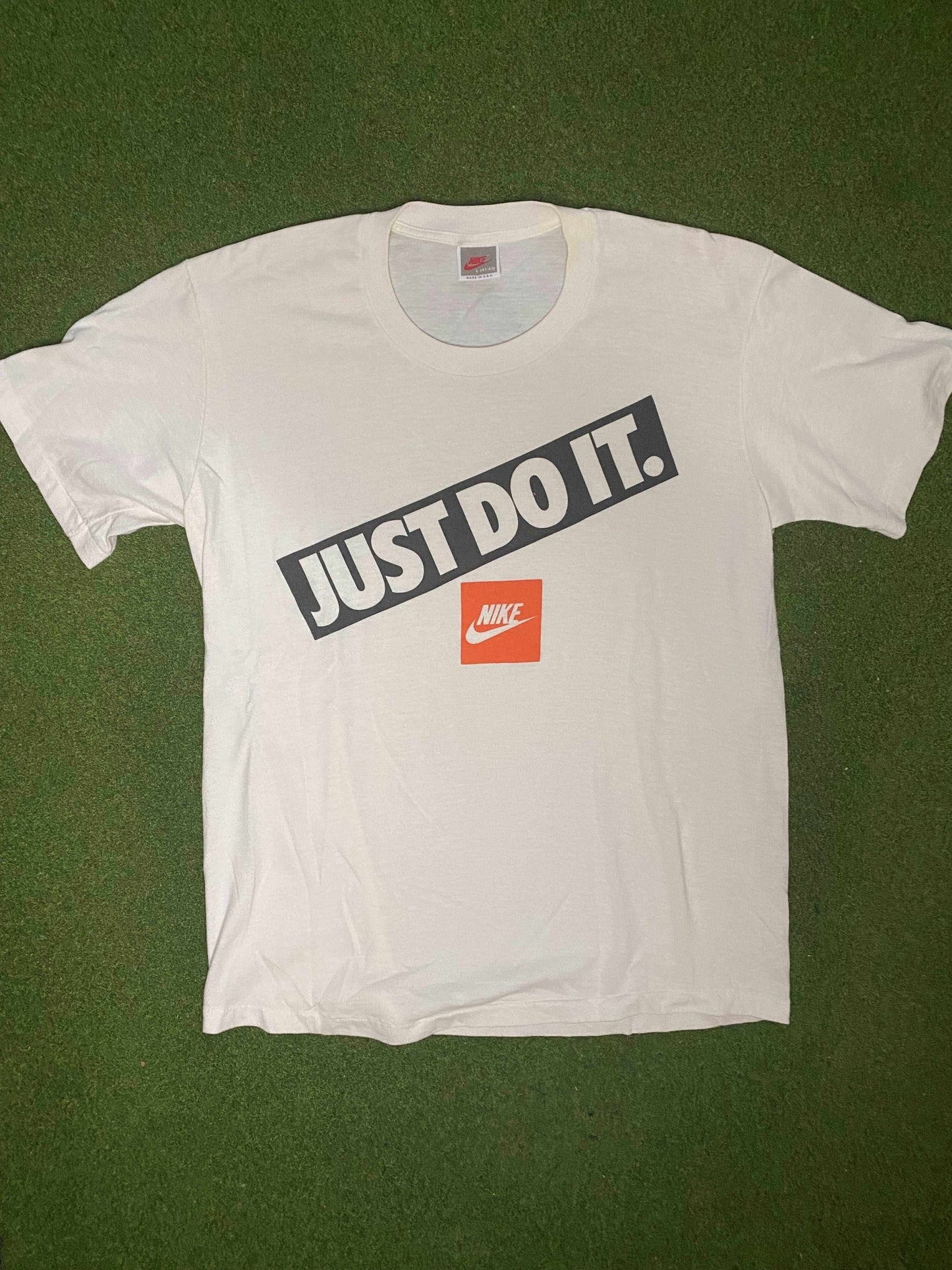 1987-1994 Nike - Just Do It - Vintage Nike Tee Shirt (Large) - Gametime Vintage