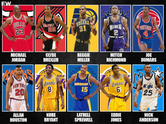 The 10 Greatest Shooting Guards in NBA History